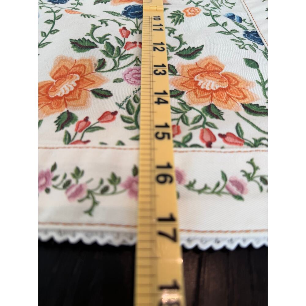 Farm Rio NEW Off-White Folk Floral Mini Skirt- Med (28) - Picture 4 of 7